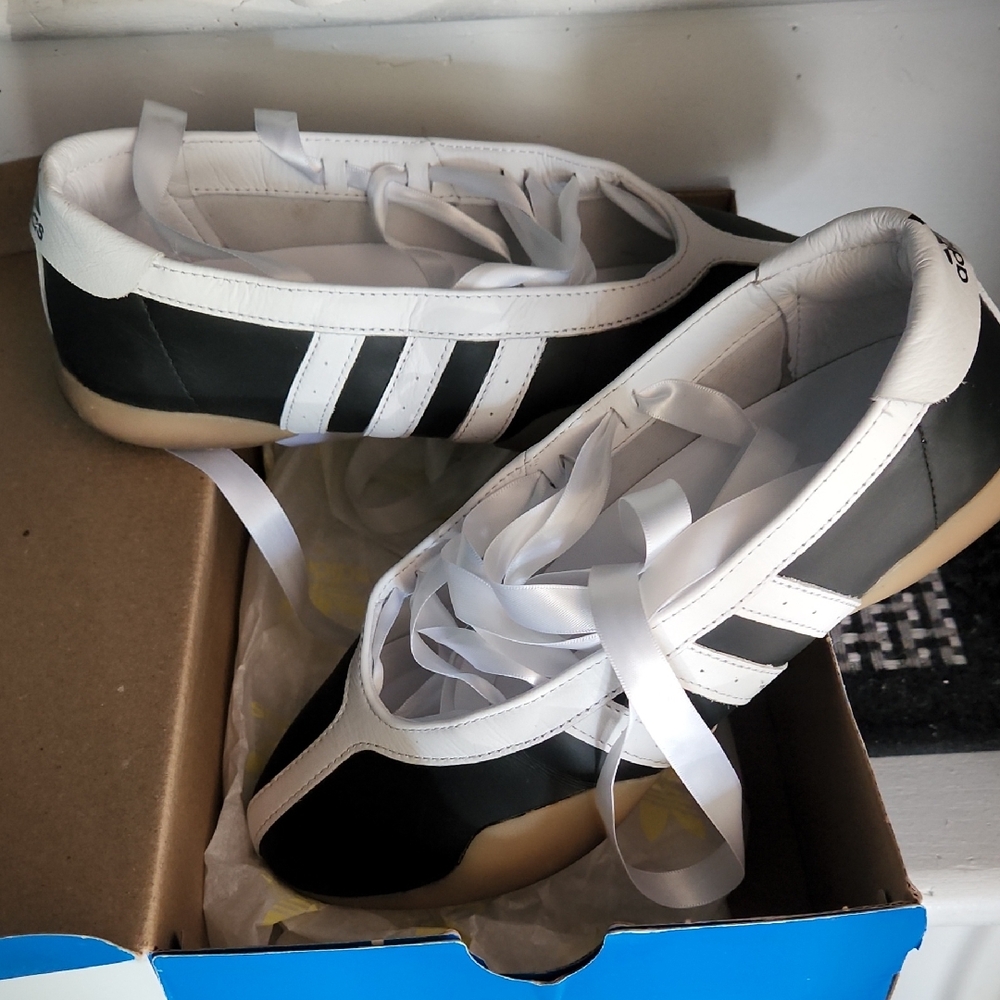 adidas Classic Black and White Loafers